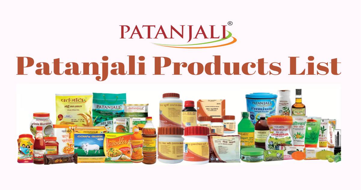 Patanjali Products List with price