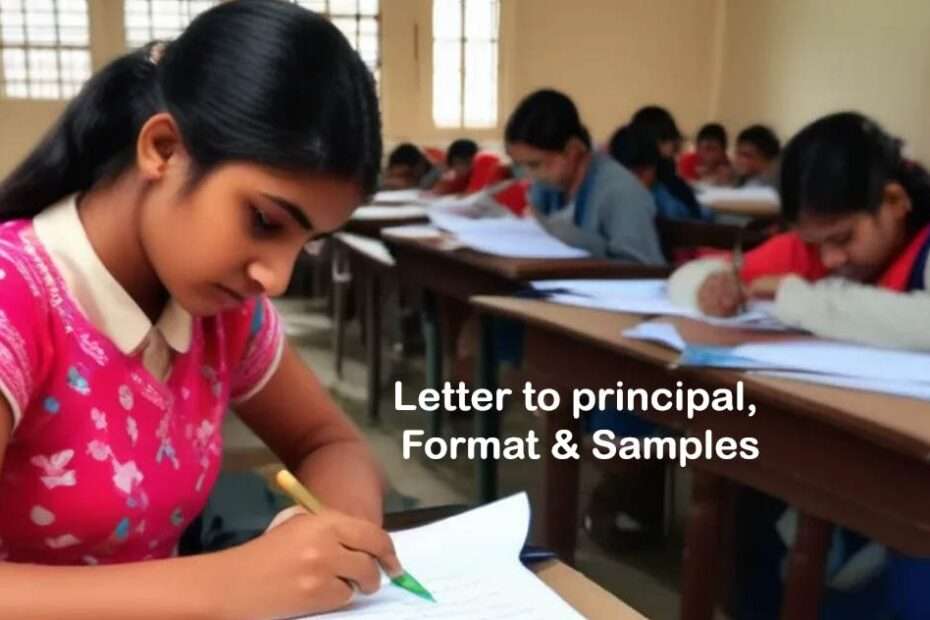 Formal letter to principal