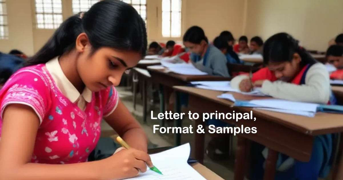 Formal letter to principal